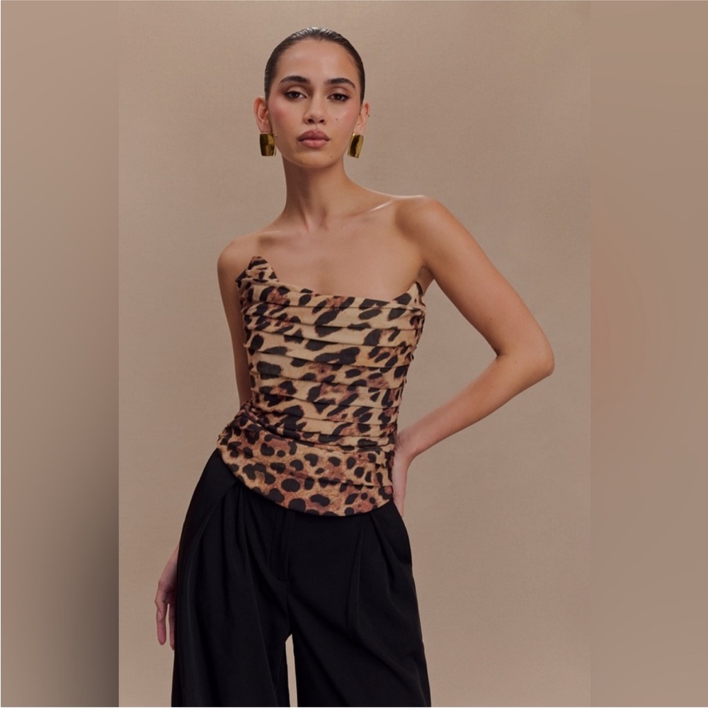 Meshki Tokio leopard corset, small